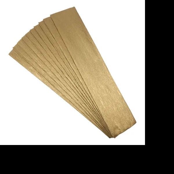 PAPEL CREPE PASCUA 200X50CM. PAQ.C10 COL. DORADO MET. C20